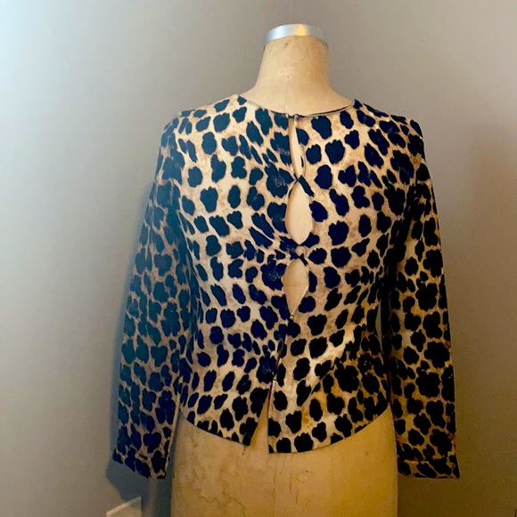 Zara Animal Print Blouse XS | - Picture 3 of 3